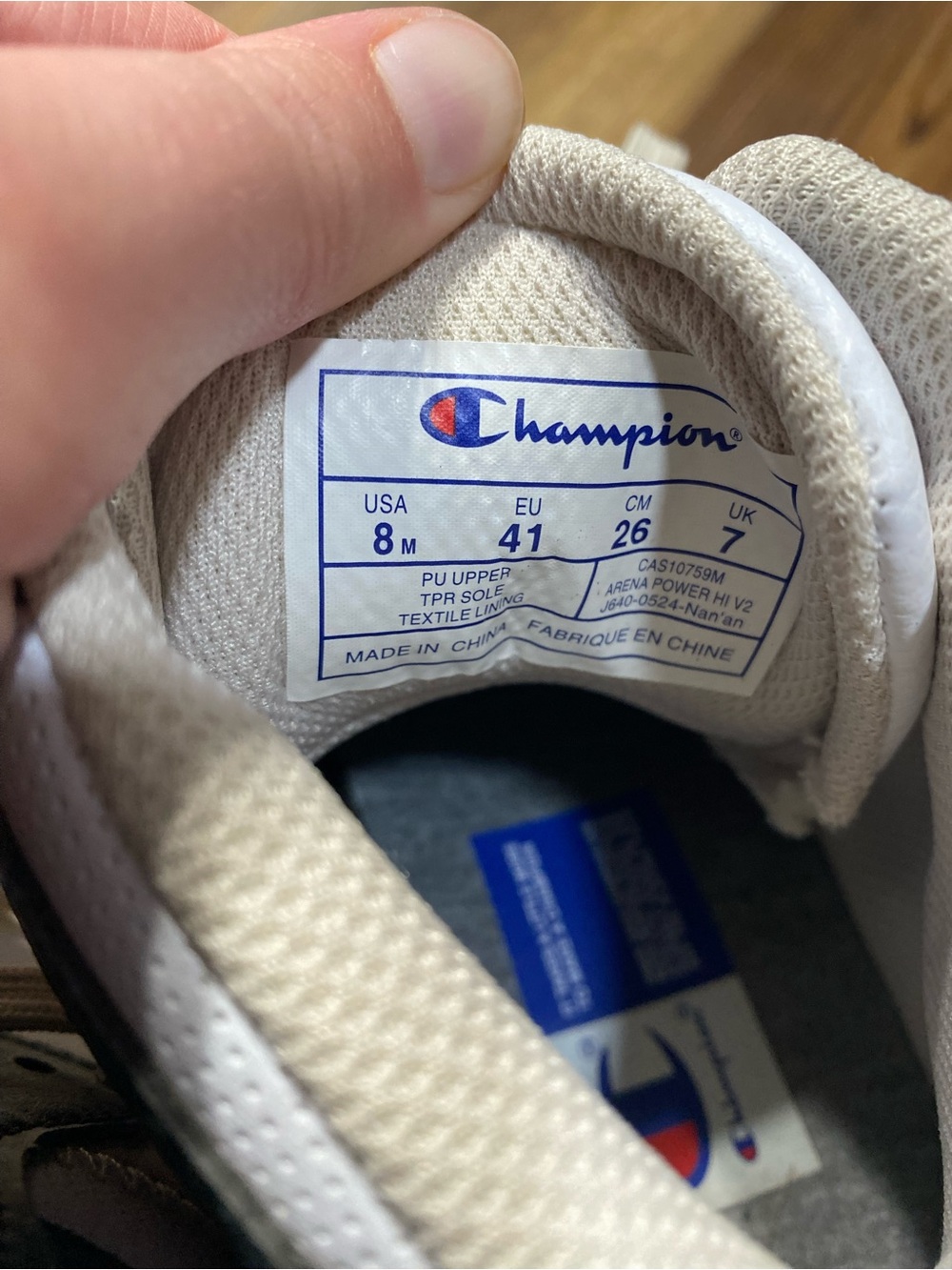 4/$16 Champion Arena Power HI V2 Men’s Shoes - Picture 10 of 10